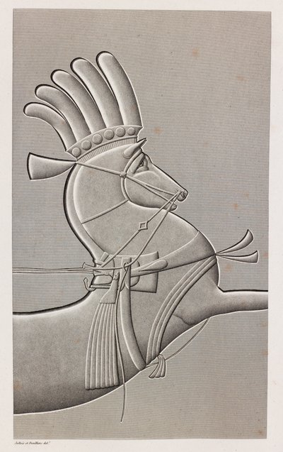 Thebe: Karnak (detail) door Unbekannt