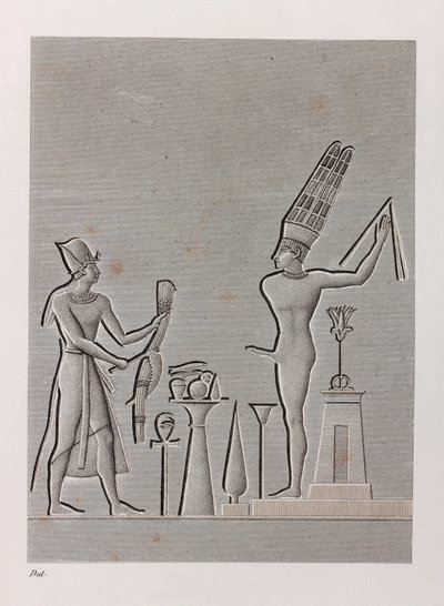 Thebe, Karnak close-up door Unbekannt