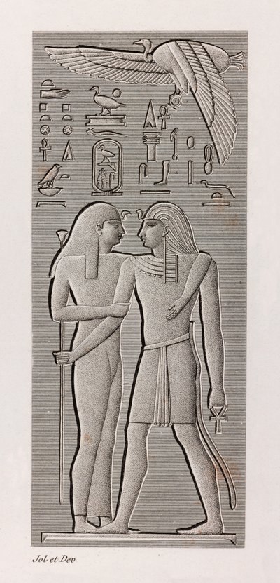 Thebe, Karnak close-up door Unbekannt