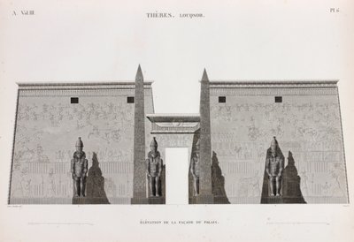 Thebe, Luxor door Unbekannt