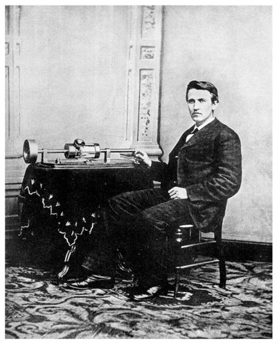 Thomas Edison, Amerikaanse uitvinder, ca. 1878 1956 door Unbekannt