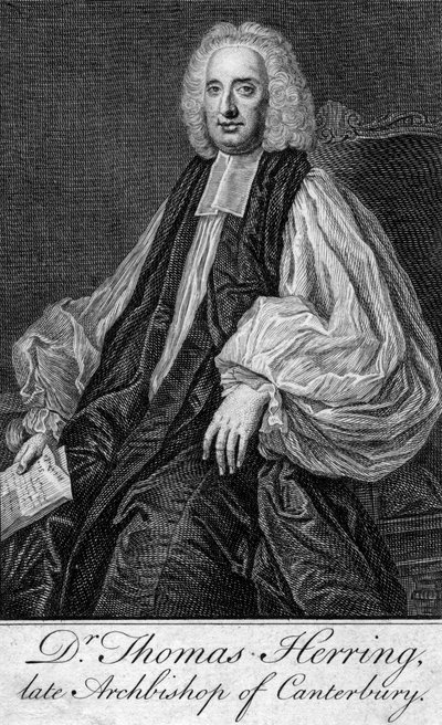 Thomas Herring 1693-1757, Aartsbisschop van Canterbury door Unbekannt