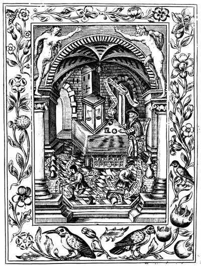 Laboratorium van Thomas Norton, ca. 1477 1652 door Unbekannt