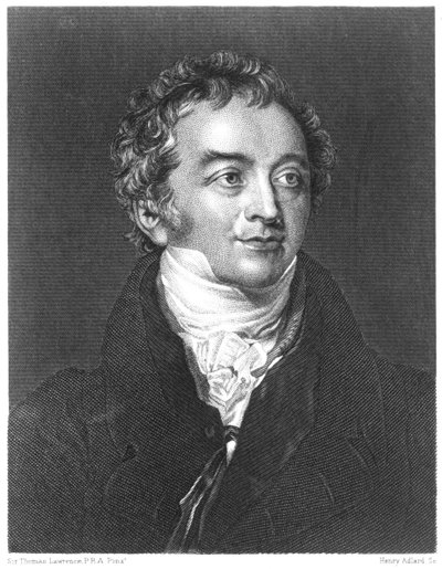 Thomas Young 1773-1829, natuurkundige en egyptoloog, 19e eeuw door Unbekannt