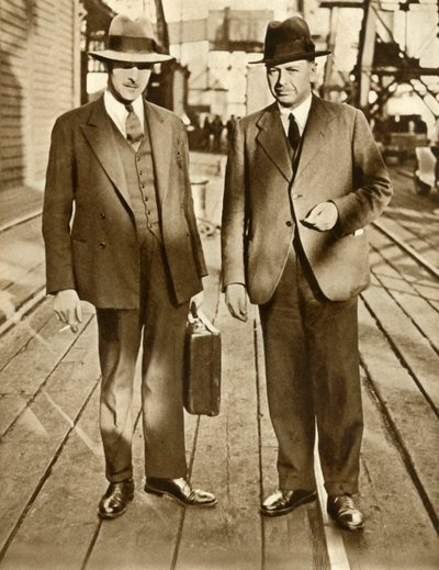 Thornton en MacDonald vrijgelaten na de Metro-Vickers Affaire, 1933, 1935 door Unbekannt