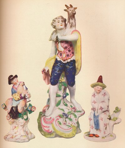 Drie Chinese figuren uit de Wallace Elliot-collectie, ca. 1775 door Unbekannt
