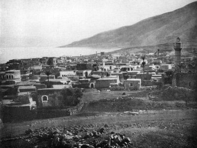 Tiberias en het Meer van Galilea, 1926 door Unbekannt