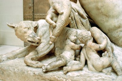 Tiberinus, Romeinse god van de rivier de Tiber, 1e eeuw na Chr. door Unbekannt