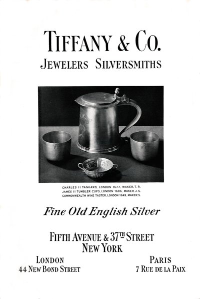 Tiffany & Co. advertentie, 1937 door Unbekannt