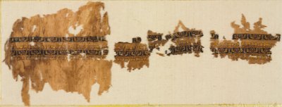 Tiraz met goud, waarschijnlijk van een brede mouw, 1013-1020 door Unbekannt