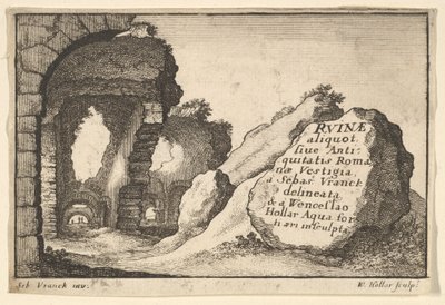 Romeinse Ruïnes door Unbekannt