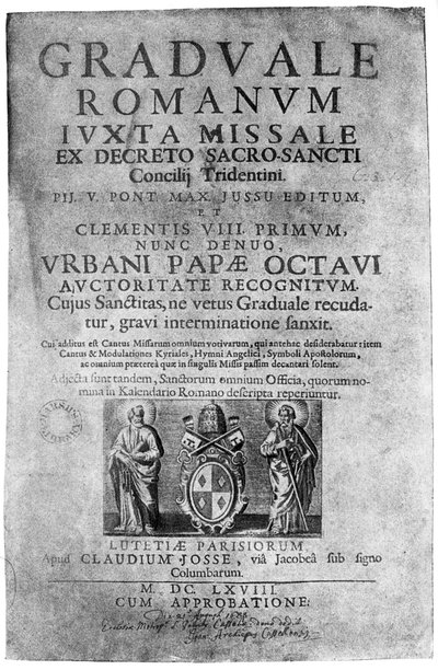 Titelpagina van een missaal gegeven door James II aan John Brenan, 1894 door Unbekannt