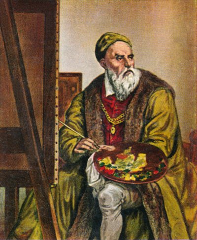 Tizian 147677-1576. - Zelfportret, 1934 door Unbekannt