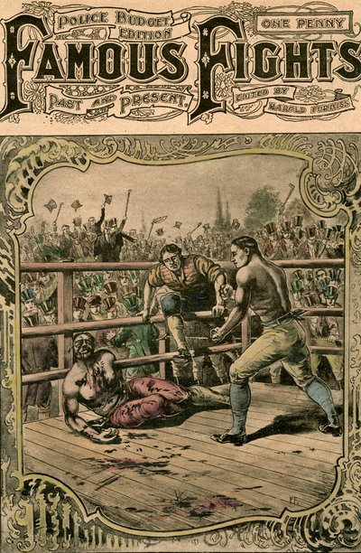 Tom Springs tweede gevecht met Jack Langan, 1824 laat 19e of begin 20e eeuw door Unbekannt