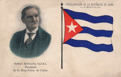 Tomas Estrada Palma, president van de Republiek Cuba, 1902 door Unbekannt