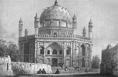 Graf van Ahmed Shah, naast de citadel, Kandahar, ca. 1880 door Unbekannt