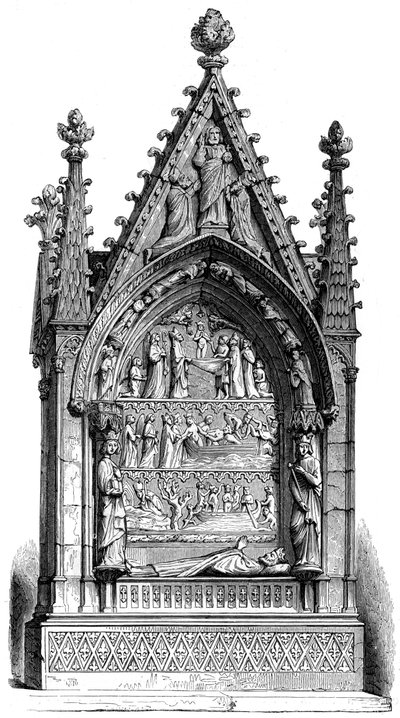 Graf van Dagobert I, Merovingische koning, Basilique Saint-Denis door Unbekannt