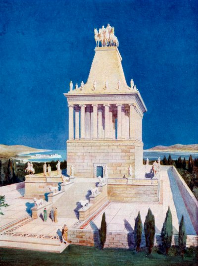 Graf van Mausolus in Halicarnassus door Unbekannt