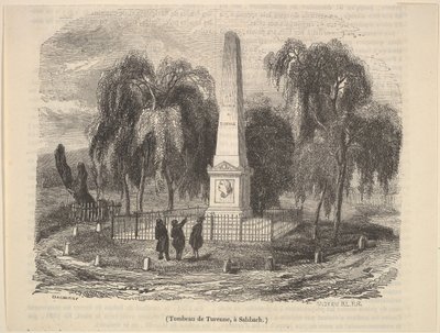 Tombe van Turenne in Salsbach, 1835-78 door Unbekannt