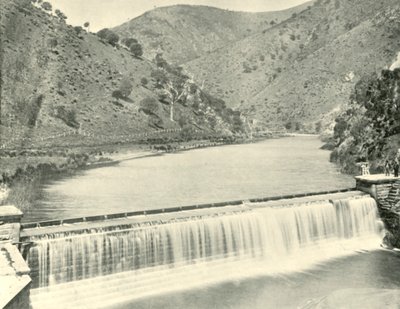 Torrens Weir, Adelaide, 1901 door Unbekannt