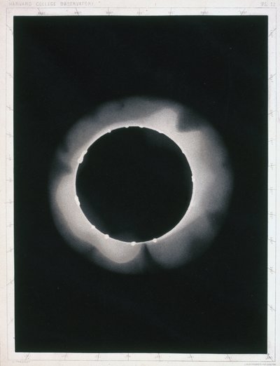 Totale zonsverduistering, 2 december 1870 door Unbekannt
