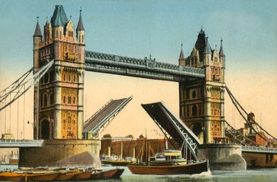 Tower Bridge, Londen, c1910 door Unbekannt