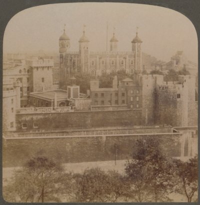 Tower of London - beroemd oud paleis en gevangenis van royalty - Engeland, 1901 door Unbekannt