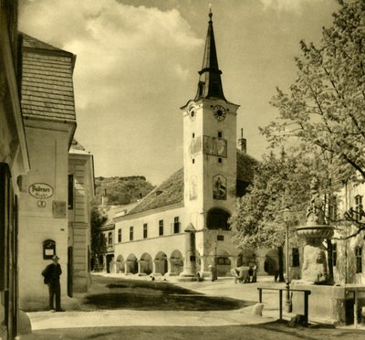 Stadhuis, Gumpoldskirchen, Mödling, Neder-Oostenrijk, ca. 1935 door Unbekannt