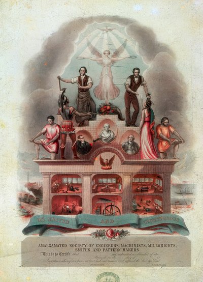Vakbondrol, 1851 door Unbekannt