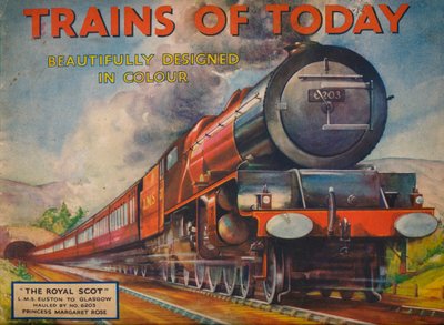 Treinen van vandaag: De Royal Scot, L.M.S. Euston naar Glasgow, 1940 door Unbekannt