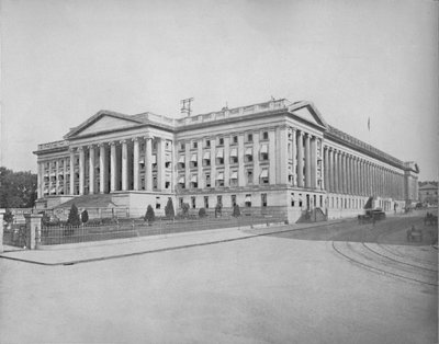 Treasury Building, Washington, D.C., ca. 1897 door Unbekannt