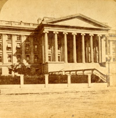 Ministerie van Financiën, Washington, D.C., ca. 1880s door Unbekannt