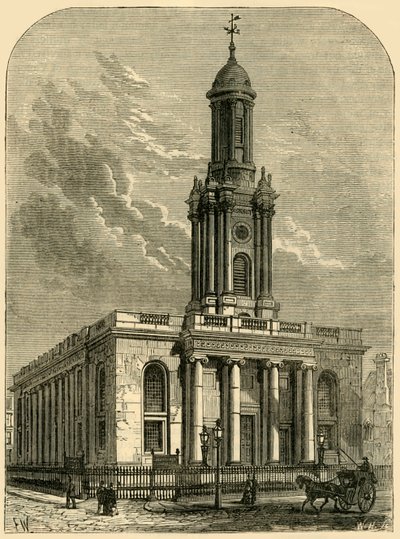 Trinity Church, Albany Street, c1876 door Unbekannt