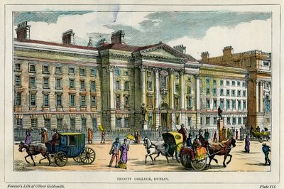 Trinity College, Dublin, Ierland, ca. 1880 door Unbekannt