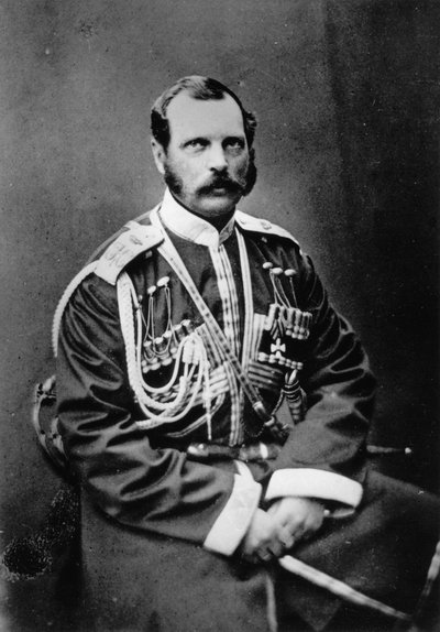 Tsaar Alexander II van Rusland, 1863 door Unbekannt