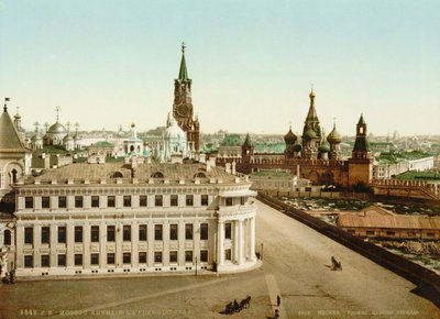Tsaarplein in het Kremlin van Moskou, Rusland, 1890s door Unbekannt