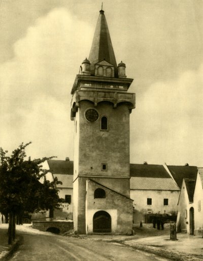 Türkenturm, Breitenbrunn, Burgenland, Oostenrijk, c1935 door Unbekannt