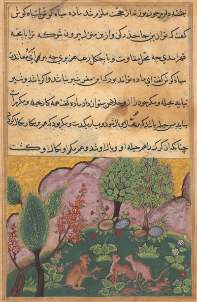 Tuti-Nama Verhalen van een Papegaai: Verhaal XXIX, ca. 1560 door Unbekannt
