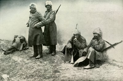 Typen van het Russische leger, 1919 door Unbekannt