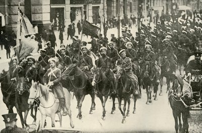 Typen van de Russische cavalerie, 1919 door Unbekannt