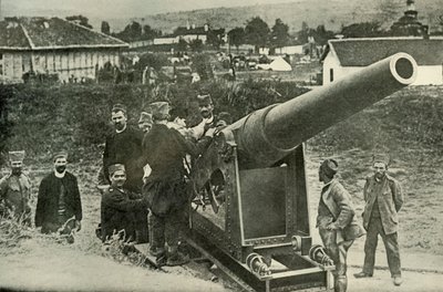 Typische groep van de Servische artillerie, 1919 door Unbekannt