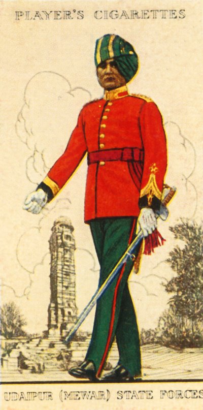 Udaipur Mewar Staatskrachten, 1936 door Unbekannt