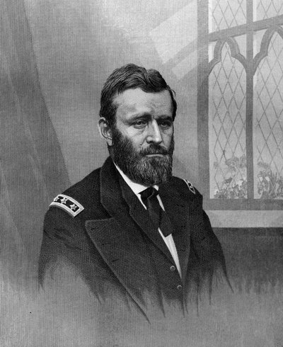 Ulysses S. Grant, 18e president van de Verenigde Staten, 19e eeuw door Unbekannt