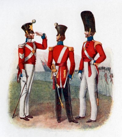 Uniform van het 86e regiment, 1842, 1904 door Unbekannt