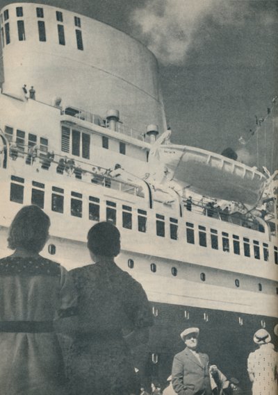 Universele bewondering werd toegekend aan de uitstekende prestatie van de Bremen, 1936 door Unbekannt