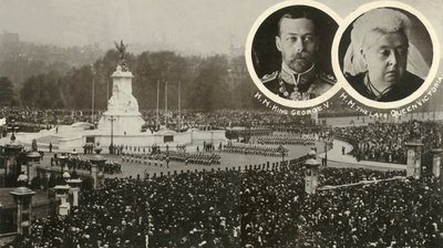 Onthulling van het Victoria Memorial, Londen, 16 mei 1911 door Unbekannt