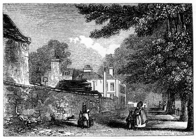 Upper Flask Tavern, Hampstead Heath, residentie van George Steevens door Unbekannt