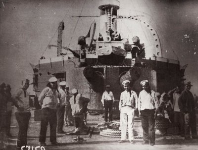Opstand op het slagschip Potemkin, Constanta, Roemenië, 1905 door Unbekannt
