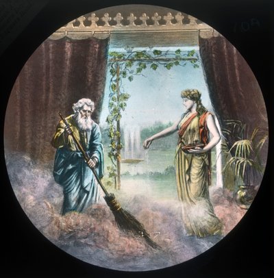 Water gebruiken om vuur te blussen, ca. 1910 door Unbekannt