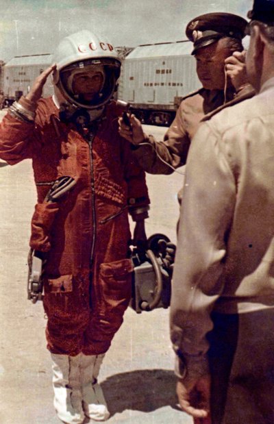 Valentina Tereshkova, Russische kosmonaut, Baikonoer Kosmodroom, USSR, 16 juni 1963 door Unbekannt